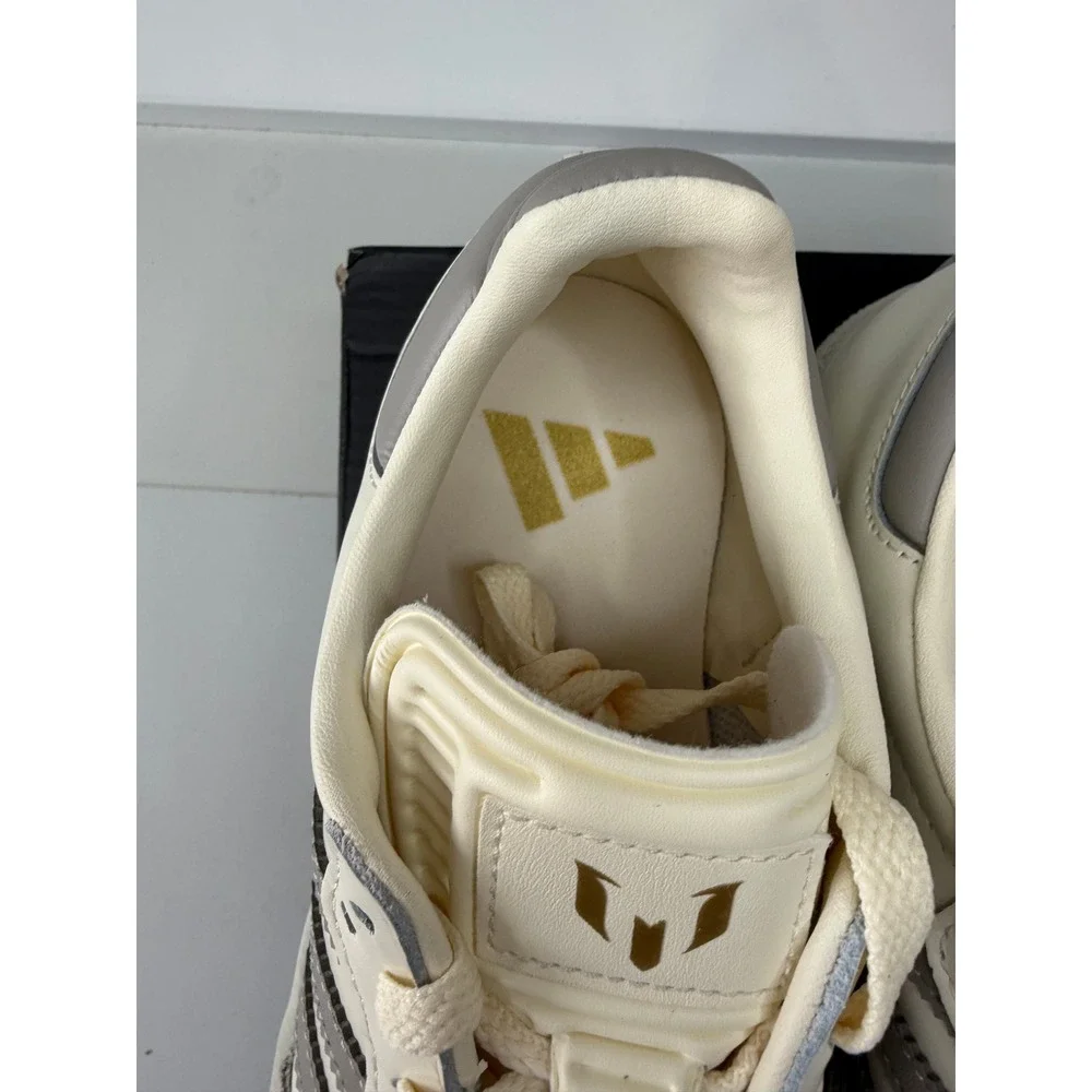 Adidas Samba‎ Messi Inter Miami CF White Brown Gold JQ0266 Youth 5 W 6.5 NWB